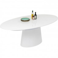 Ovaal uitschuifbare eettafel Walnootkleur 200 cm (50) x110cm