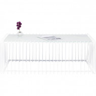 Salontafel Draad Rechthoek Wit 115x57cm