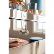 Sidetable met spiegelvlakken 100cm