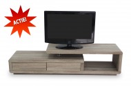 TV / HiFi Meubel Model: Spring II - donker sonoma eiken optiek