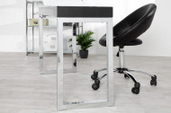 Bureau hoogglans zwart 120 cm