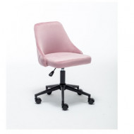 Bureaustoel Irmi Roze Fluweelstof