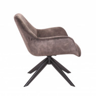 Draaistoel Velours Taupe