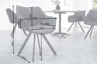 Eetkamer Stoelen Antiek Bruin THE DUTCH RETRO met armleuningen