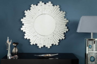 Elegante design wandspiegel MOSAIK 90 cm rond in mozaïekstijl