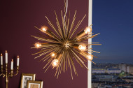 Elegante hanglamp SUNLIGHT 50cm gouden hanglamp