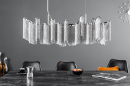 Extravagante hanglamp ELEGANCE 118 cm zilveren hanglamp