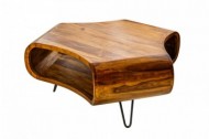 Massief sheesham hout salontafel met onder opbergruimte