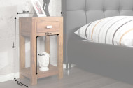 Nachtkastje Massieve Sheesham Hout 70cm