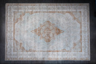 Oosters katoenen vloerkleed PURE 350x240cm antiek grijs geometrisch patroon