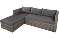 Tuin lounge hoekbank set, 2-delig