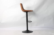 Barstoelen Set van 2 verstelbaar - cognac