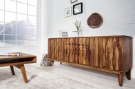 Design dressoir RETRO 160 cm Klassieke Sheesham-steenafwerking