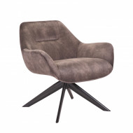 Draaistoel Velours Taupe