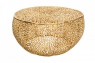 Filigraan design salontafel Leaf 80cm goud handgemaakt