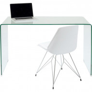 Glazen Bureau Clear Club 125x60cm