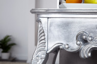 Handgemaakt Barok Kaptafel,Sidetable Consoltafel 110 cm zilver