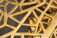 Handgemaakte salontafel Gold 50cm set van 2 goud in gap design
