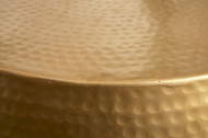 Handgemaakte salontafel ORIENT III 60cm goud gehamerd design
