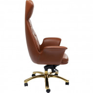 Luxe Bureaustoel messing model Brady Draagvermogen tot 500 kg