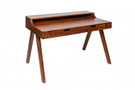 Massief bureau MONSOON 100 cm acacia bureau met een opvallende afwerking
