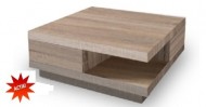 Moderne Design Salontafel met 2 Lades Model: Function - Licht sonoma eiken optiek
