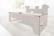 Salontafel met Lade Sheeshamhout MARKANT 100cm