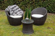 Tuinlounge set 3- delig set inclusief zitkussens