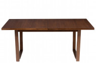 Uitschuifbare Eettafel Rubberhout Bruin 180cm uitschuifbaar 225 cm