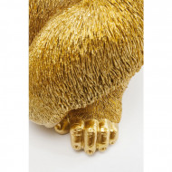 Decoratief Beeld Aap Gorilla Side Medium Goud