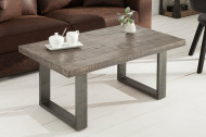 Design salontafel IRON CRAFT 100cm mangohout grijs industrieel design