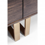 Design salontafel messinglook 135cm