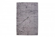 Design vloerkleed 240x160cm grijs katoen