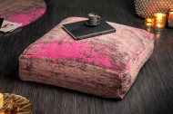 Design vloerkussen XL 70 cm rood roze abstract patroon zitkussen