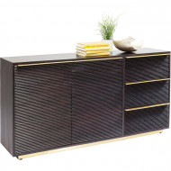 Dressoir massiefhout 3 Laden 2 deuren 150cm