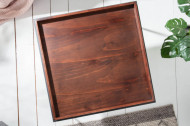 Industriële salontafel ELEMENTS 60cm mokka beuken verwijderbaar blad