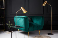 Industriële tafellamp 64 cm goud met zwart marmeren voet