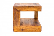 Massief kostbare houten salontafel GIANT 45 cm Sheesham Stone Finish