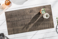 Massieve salontafel SCORPION 100 cm grijze mangohouten haarspeldpoten