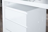 Rolcontainer / Ladenkastje: Hoogglans wit