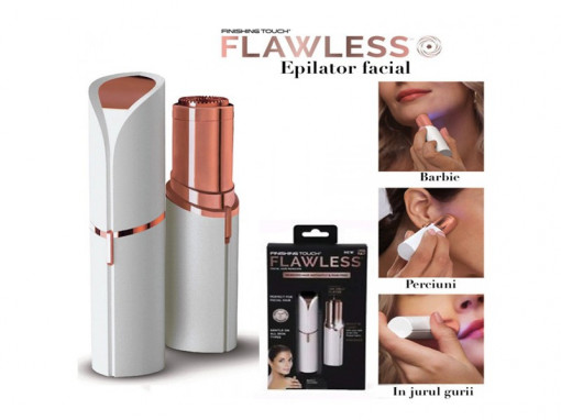 Mini epilator facial cu LED
