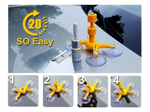 Kit pentru reparatie parbriz sau geam auto