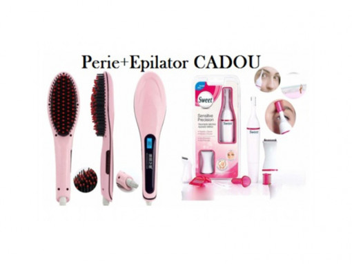 Perie indreptat + epilator 5in1