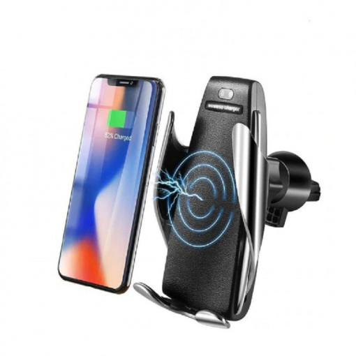 Incarcator auto Wireless cu senzor inteligent si Fast Charger