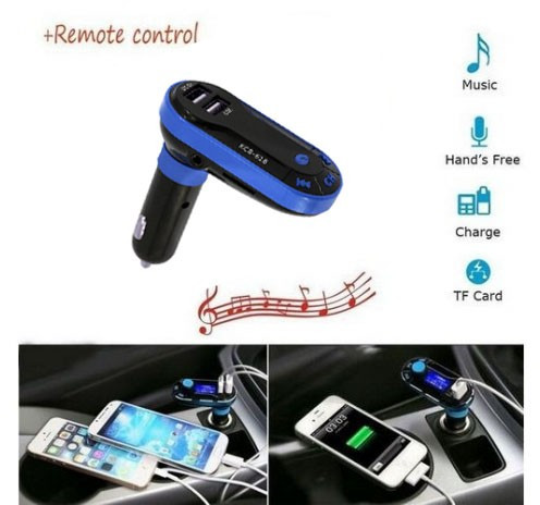 Kit Auto Bluetooth Wireless HandsFree Modulator FM, USB, SD