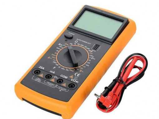 Multimetru digital cu carcasa antisoc