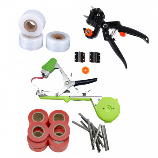 Aparat pentru altoit + Aparat pentru legat legume + Consumabile