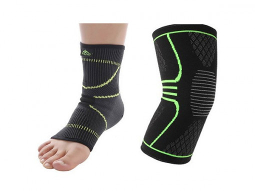 Genunchiera neopren + Glezniera de protectie