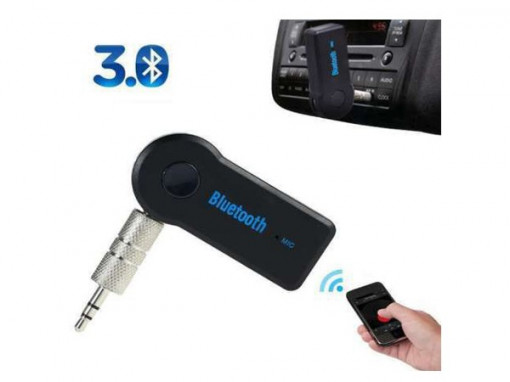 Receptor audio bluetooth cu jack, microfon incorporat