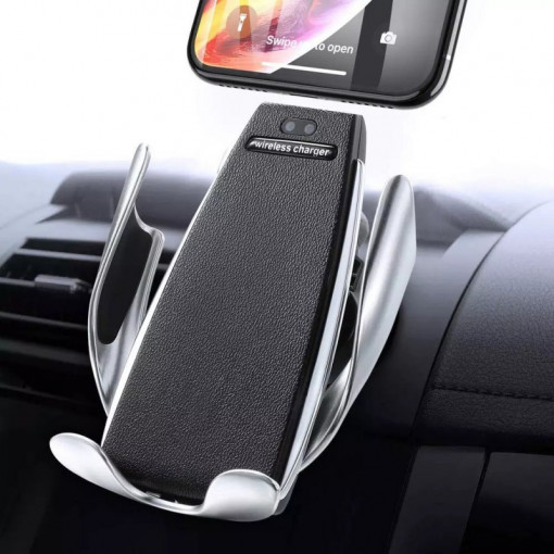 Set 2 x Incarcator auto Wireless cu senzor inteligent si Fast Charger